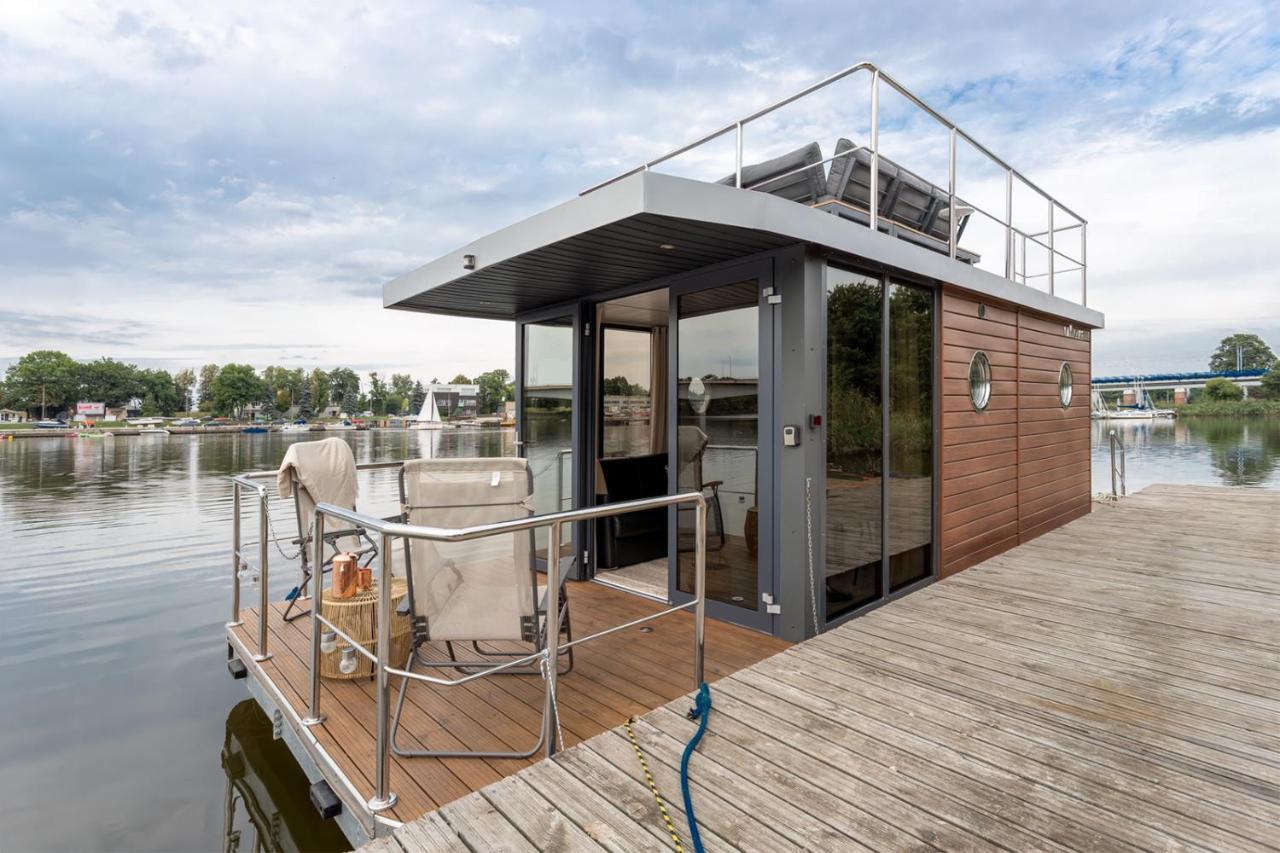 Lemuria Houseboat - Plywajacy Domek Na Wodzie Wroclaw Ngoại thất bức ảnh